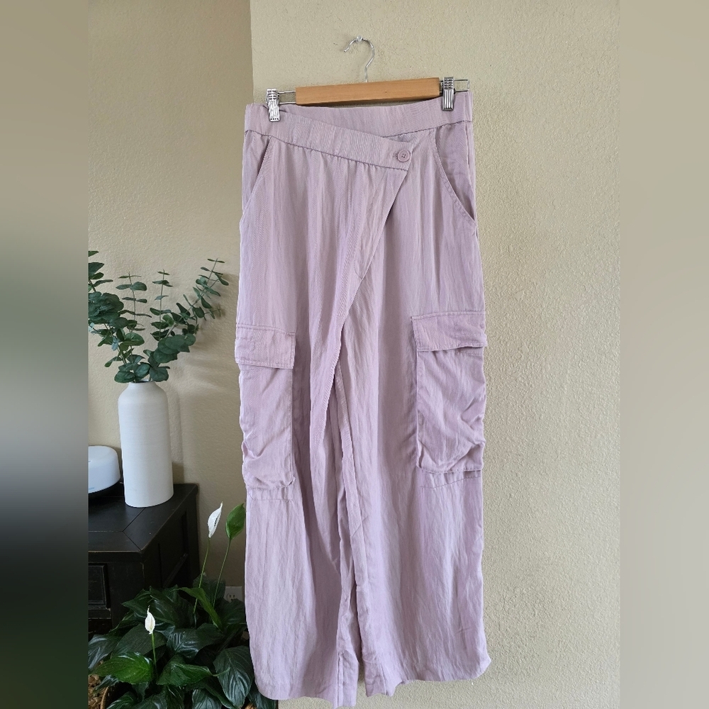 Zara  Full-Length Cargo Trousers Wide